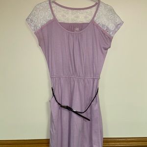 Mudd pink lace dress
